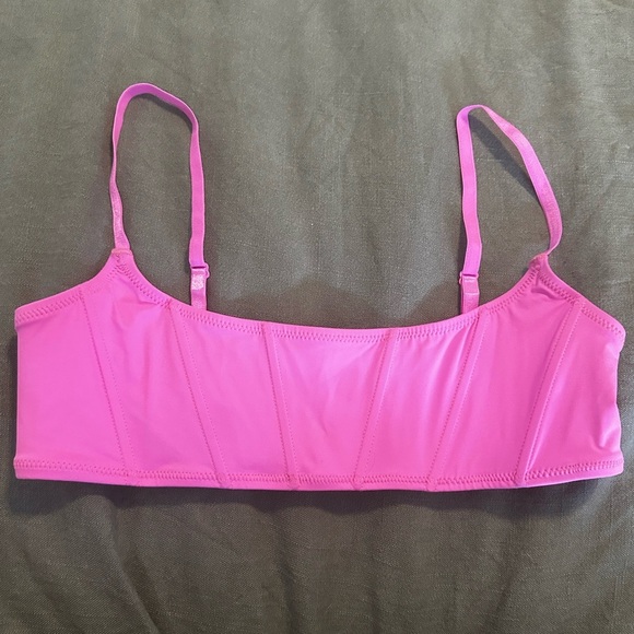SKIMS Recycled Swim Corset Bikini Top - Picture 2 of 10